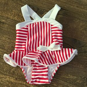 Circo‎ Striped One-Piece Swimsuit